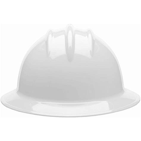 Bullard 34WHR 6pt Ratchet Classic XL Full Brim White Hard Hat, 1 Each