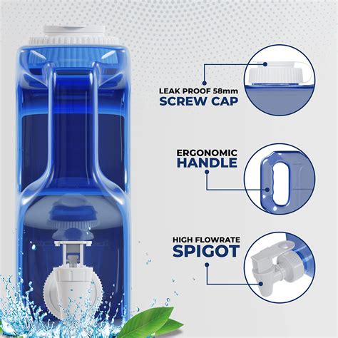 Snapklik.com : 1.1 Gallon Refrigerator Water Dispensers Bottle