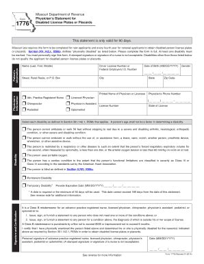 2014 Form MO DoR 1776 Fill Online, Printable, Fillable, Blank - pdfFiller