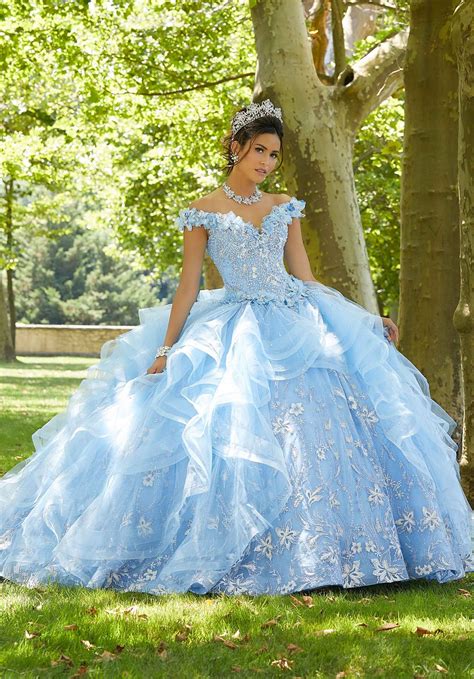 Ruffled Quinceanera Dress by Mori Lee Vizcaya 89303 | Quinceanera ...