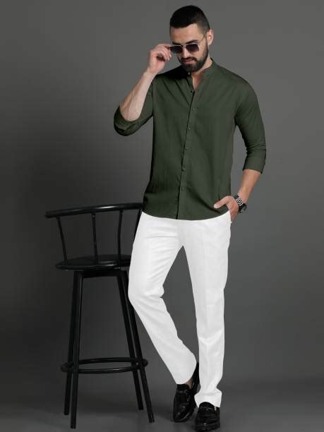 Olive Colour Shirt - Buy Olive Colour Shirt online at Best Prices in ...