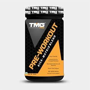TMG PRO Pre-Workout Dietary Supplement Powdre Form 300 gms (Lemon ...