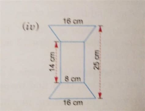 18. Find the area enclosed by each of the following figures : - Brainly.in