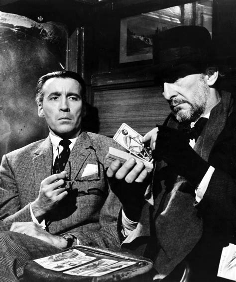 Christopher Lee & Peter Cushing in Dr. Terror's House Of Horrors ...