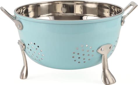 IKEA GEMAK - Colander, Off-White, Steel, Enamel, Zinc, Chrome-plated ...