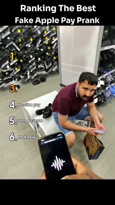 Ranking The Best Fake Apple Pay Prank #applepay #apple #prank - YouTube