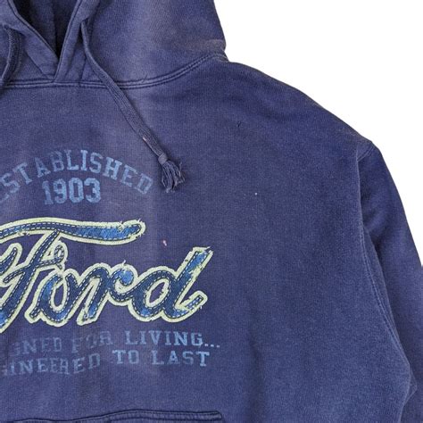 Vintage 2000's FORD Motorsport Hoodie Sweatshirt Purple Women Size XL - Etsy