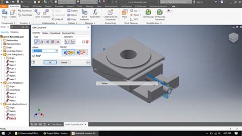 Image result for Inventor Assembly Tutorial Part 1
