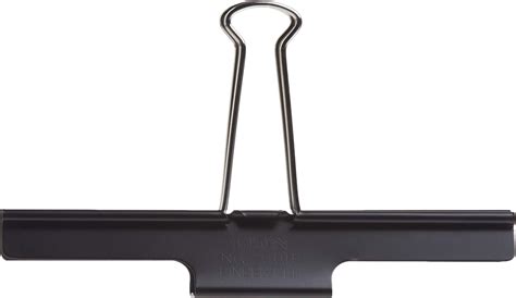 Amazon.com : Lion Extra Large Binder Clips, Black, 110-Sheet : Office ...