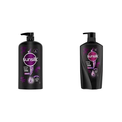 Buy Sunsilk Stunning Black Shine Shampoo 1 L & Sunsilk Stunning Black ...