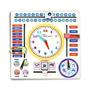 Buy The Funny Mind 7 Activities Teaching Clock with Weather, Days ...