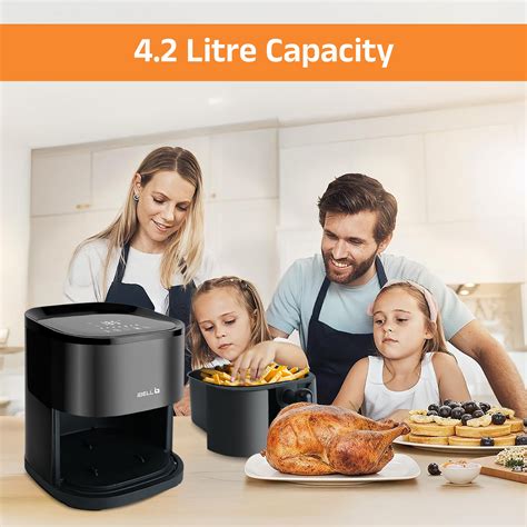 iBELL AEROFRY420DM Air Fryer 4.2 Litre - 1500W with Multiple Cooking O ...