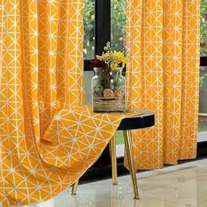 Buy Cortina 100% Cotton Curtains 5 feet Long Set of 2, 60-65% Room ...