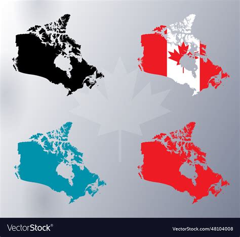 Canada Map Vector 的图像结果