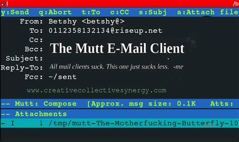 Send Mail in Script Using Mutt 的图像结果