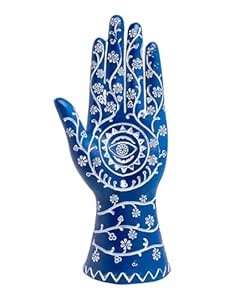 Buy GOLDEN PEACOCK Blue Polyresin Hand Figurine – Decorative Showpiece ...
