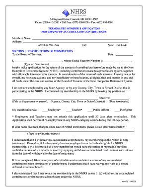 Fillable Online nhrs nhrs fax form Fax Email Print - pdfFiller