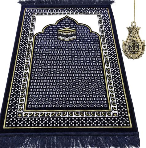 Modefa Turkish Islamic Prayer Rug - Thin & Lightweight Velvet Praying ...