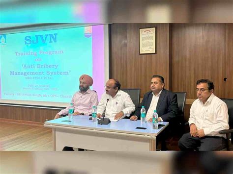 SJVN organised training programs on Anti-Bribery Management System