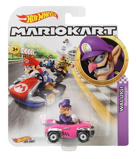 Buy Hot Wheels Circuit Special Mariokart Series Waluigi 1:64 Scale ...