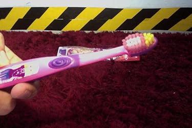 Buy Colgate Kids Barbie Toothbrush, Extra Soft with Tongue Cleaner ...
