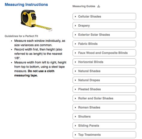 Image result for Blinds.com Measuring Worksheet