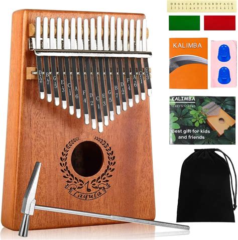 Amazon.com: Kalimba-Thumb-Piano-17-Keys - Finger Pianos Portable ...