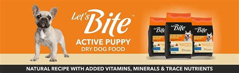 Let's Bite Active Puppy Dry Dog Food 10kg (+1kg Extra Free Inside ...