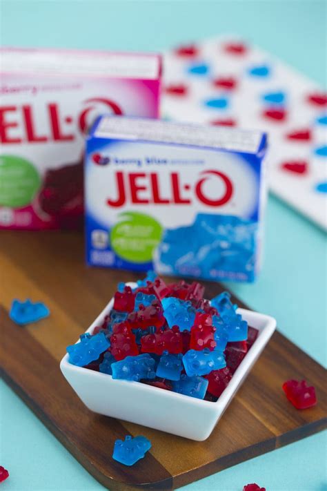Homemade Gummy Bears with Jello - Mind Over Munch