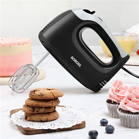 Borosil Smartmix BB11 300 Watts Hand Mixer | Black – Rasoi Shop