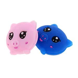 2Pcs Tennis Racquet Vibration Dampener Shock Absorber, Pig Face ...