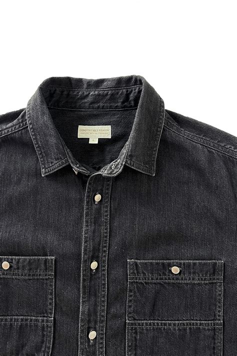 COMFORTABLE REASON "Fade Denim Shirts" | BREAKERS(Z)