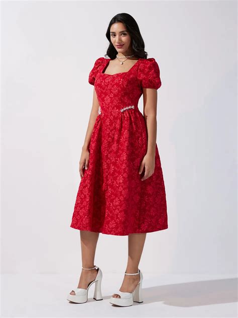 Rhinestone A-Line Dress | Savana | Bestsellers