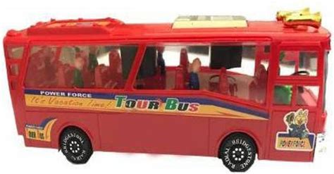 ANANYA CREATIONS Tour Bus Toys for Kids, Luxury Toy Passenger, Toy Bus ...