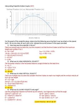 Image result for Graphing Projectile Motion