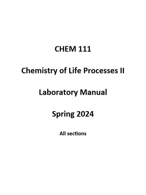 Image result for Lab Manual Example