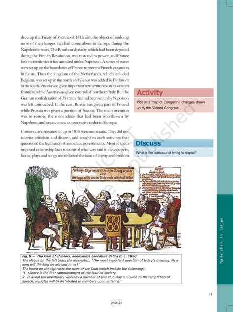 The Rise Of Nationalism In Europe - NCERT Book of Class 10 India And ...