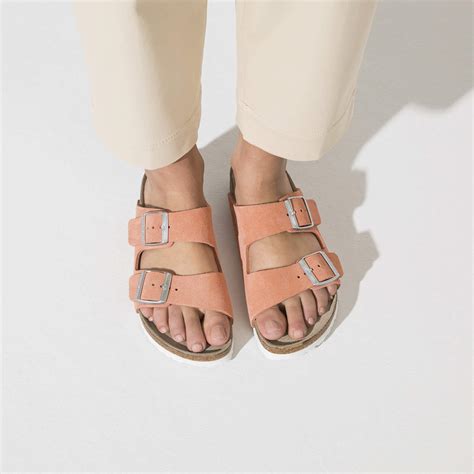 BIRKENSTOCK Arizona Soft Footbed Suede Leather Sandal - Pink