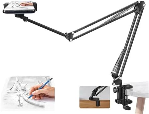 BROLAVIYA Cell Phone Tablet Tabletop Stand, Gooseneck Flexible Clip ...
