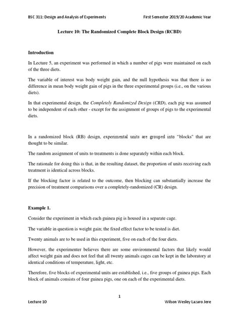 Complete Block Design 的图像结果