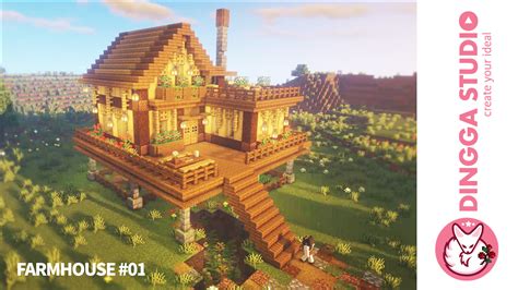 Image result for Minecraft Farm House Tutorial Step by Step
