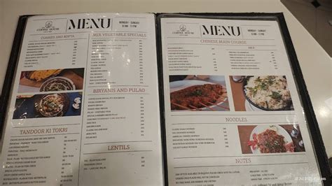 Menu at Coffee House Camp, Pune, 2, Moledina Grant Rd