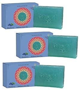 Buy Khadi Veda Blueberry Handmade soap - 100 gm - pack of 3. Online at ...
