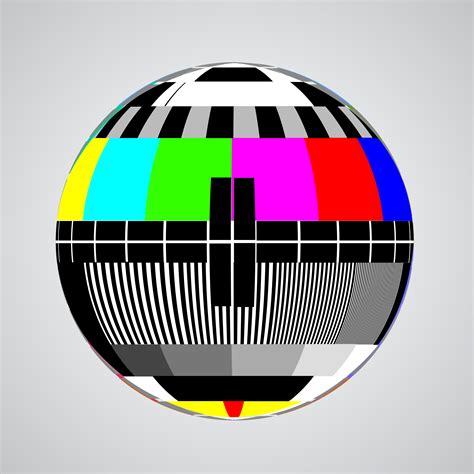 Pantalla de error de TV en una esfera, ilustración vectorial 309757 ...
