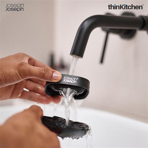 Buy Joseph Joseph Slim Compact Soap Dish With Matt Black Finish Online ...