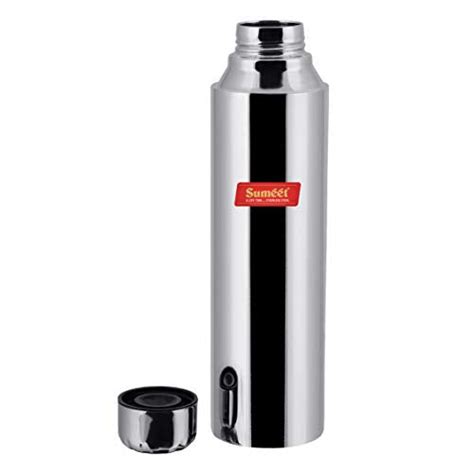 Sumeet Stainless Steel Airtight and Leak Proof Fridge Water Bottle 1 L ...
