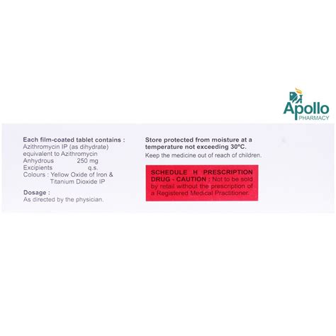 Azithral Tablet | Uses, Side Effects, Price | Apollo Pharmacy