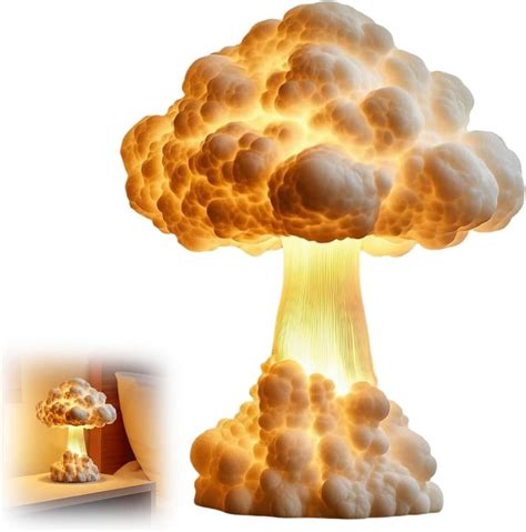 Atomic Bomb Blast | Mushroom Cloud Table Lamp, Mushroom Cloud Nuclear ...