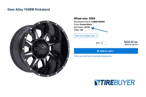 Bolt Pattern Chart Rims 的图像结果