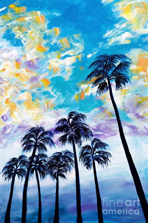 Palm Trees Art 的图像结果